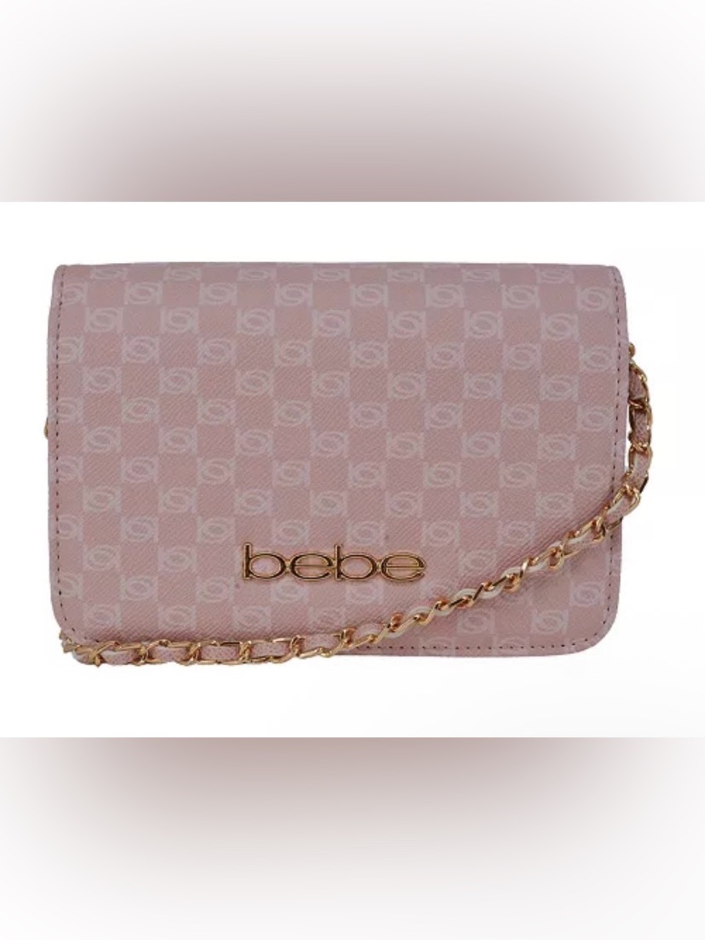 NEW BEBE Adela Monogram Crossbody Bag NWT